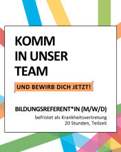SharePic Stellenausschreibung Bildungsreferat 2026
